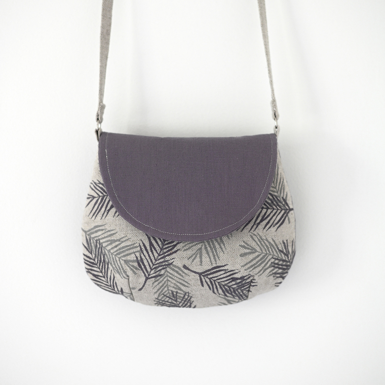 Cross body bag "Palm branches"
