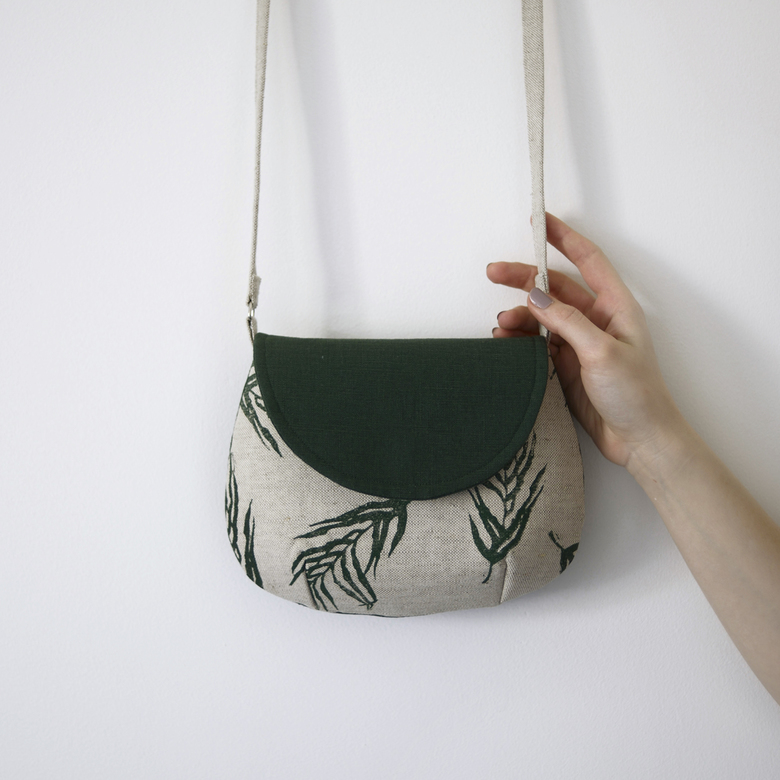 Cross body bag "Palms"