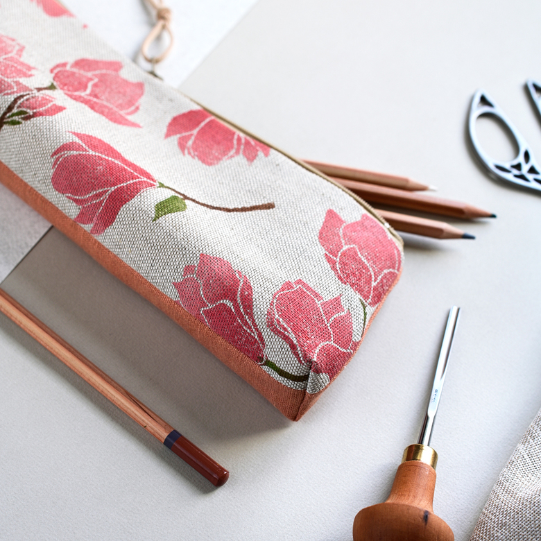 Pencils case "Magnolia"