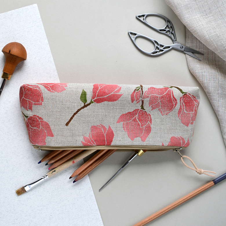 Pencils case "Magnolia"
