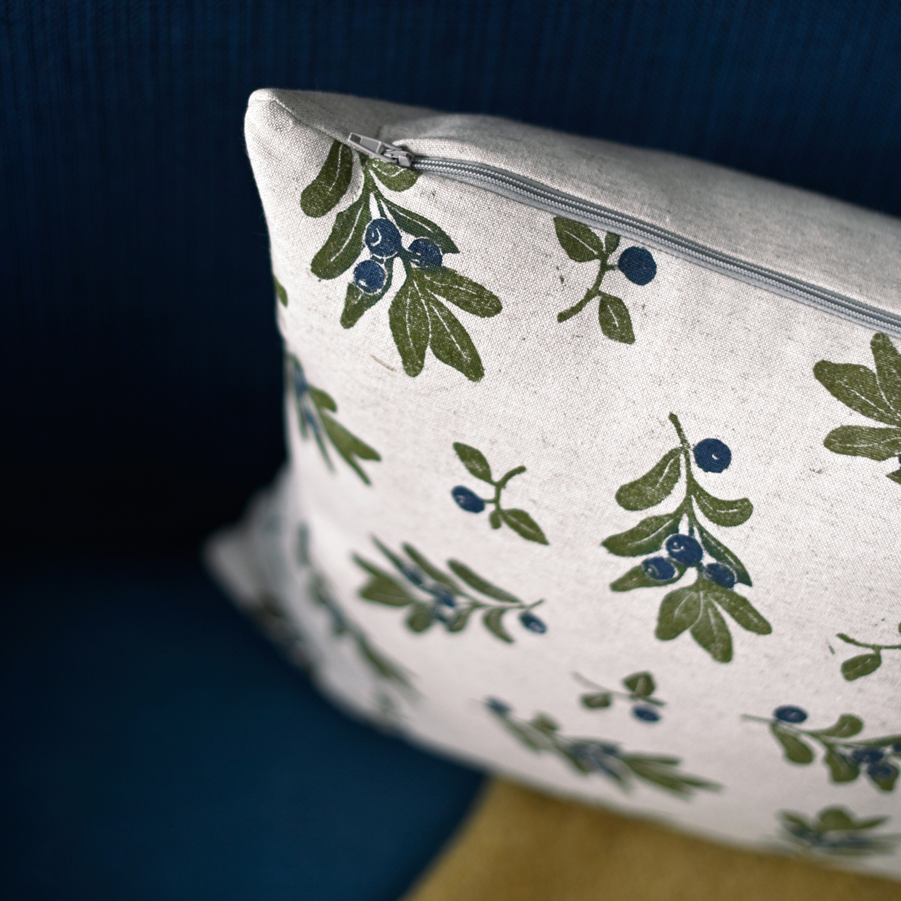 Pillow case "Blueberries"