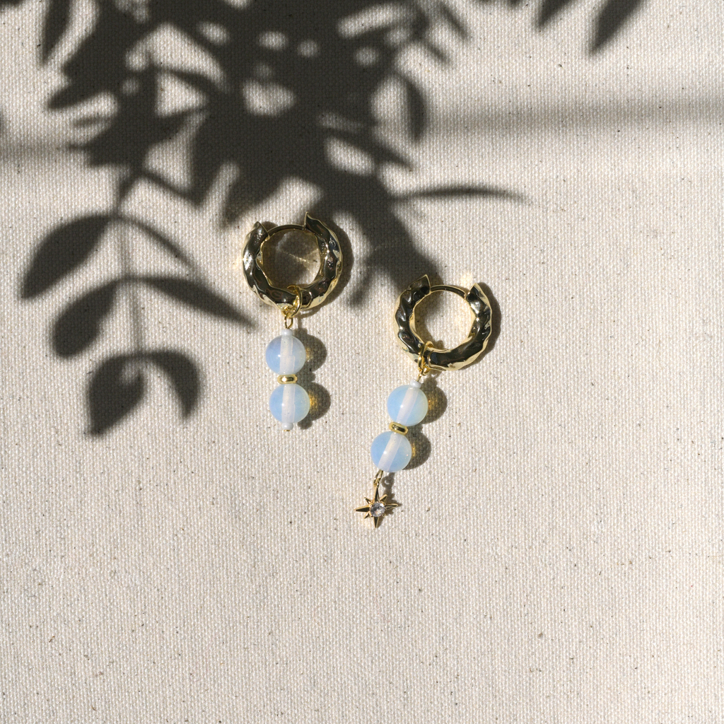 Pair of pendants Polar star