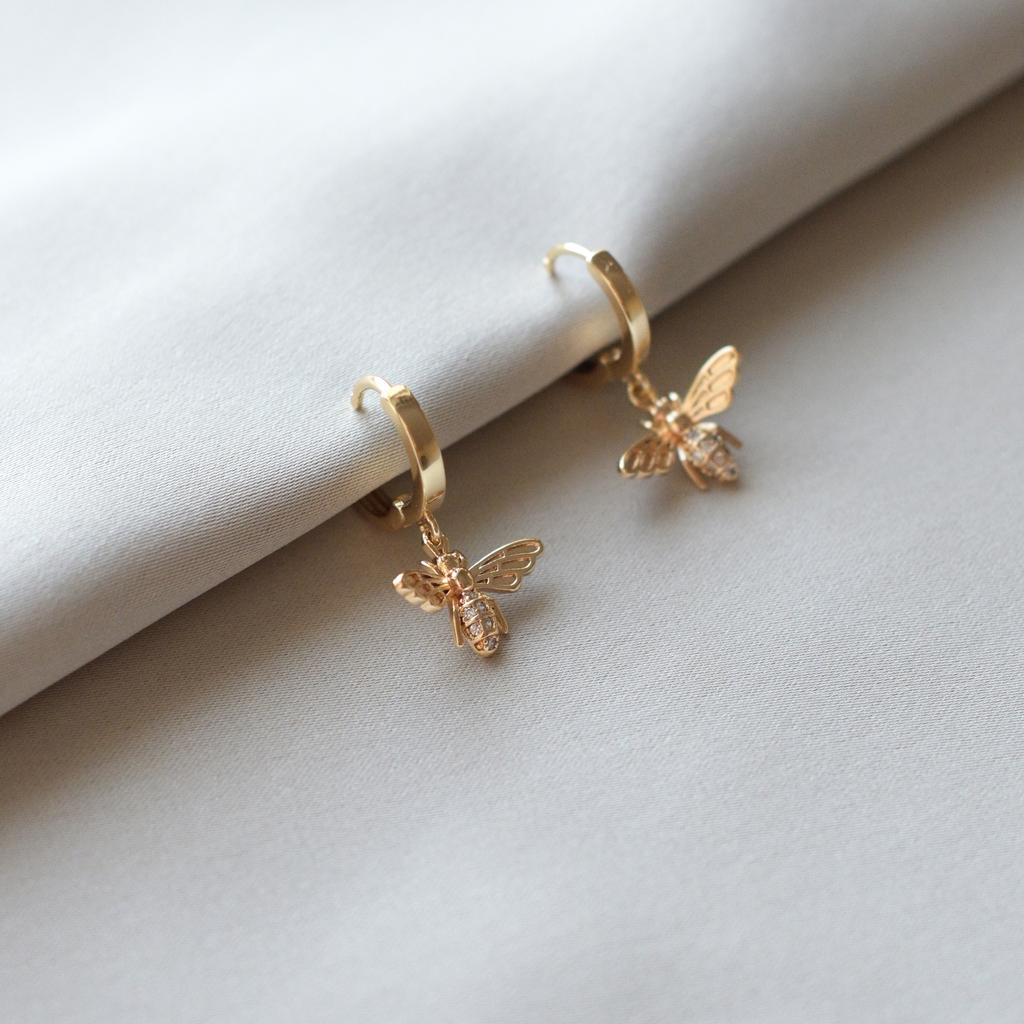Hoop Earrings Bee