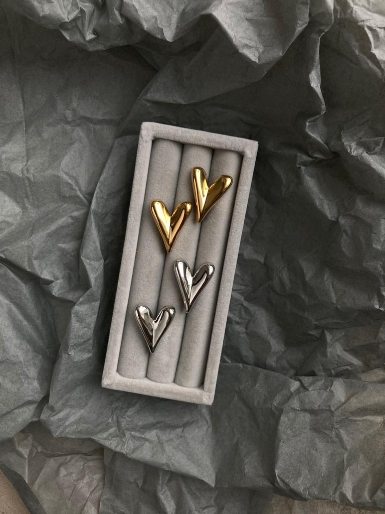 Stud-Earrings Heart