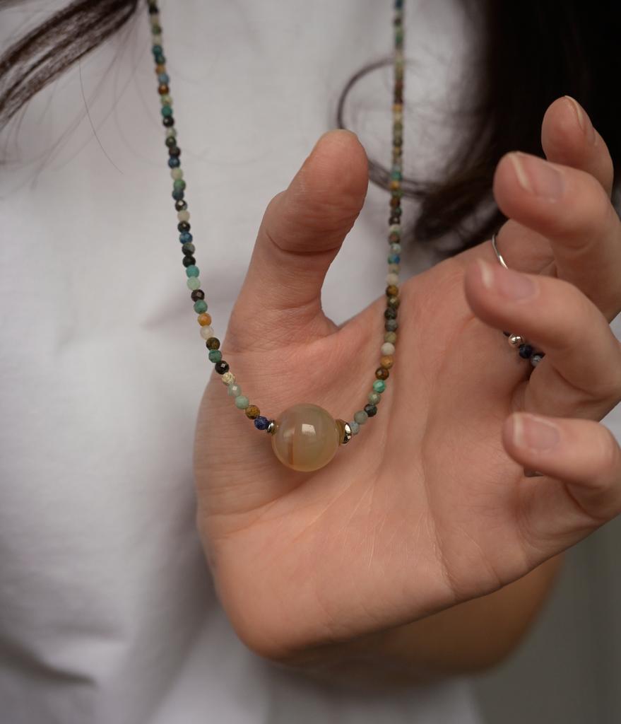 Multi-Way Necklace African Turquoise