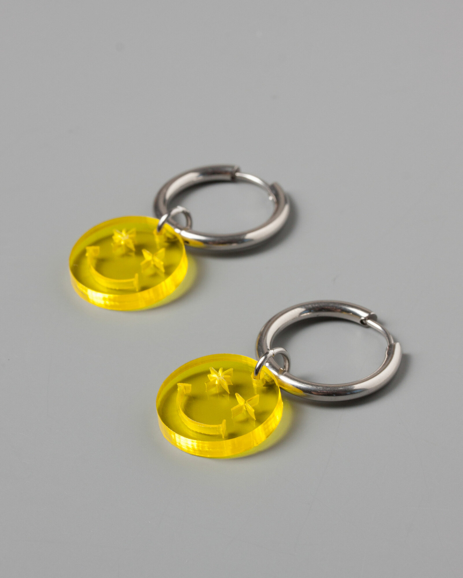 Серьги Hoops Smile