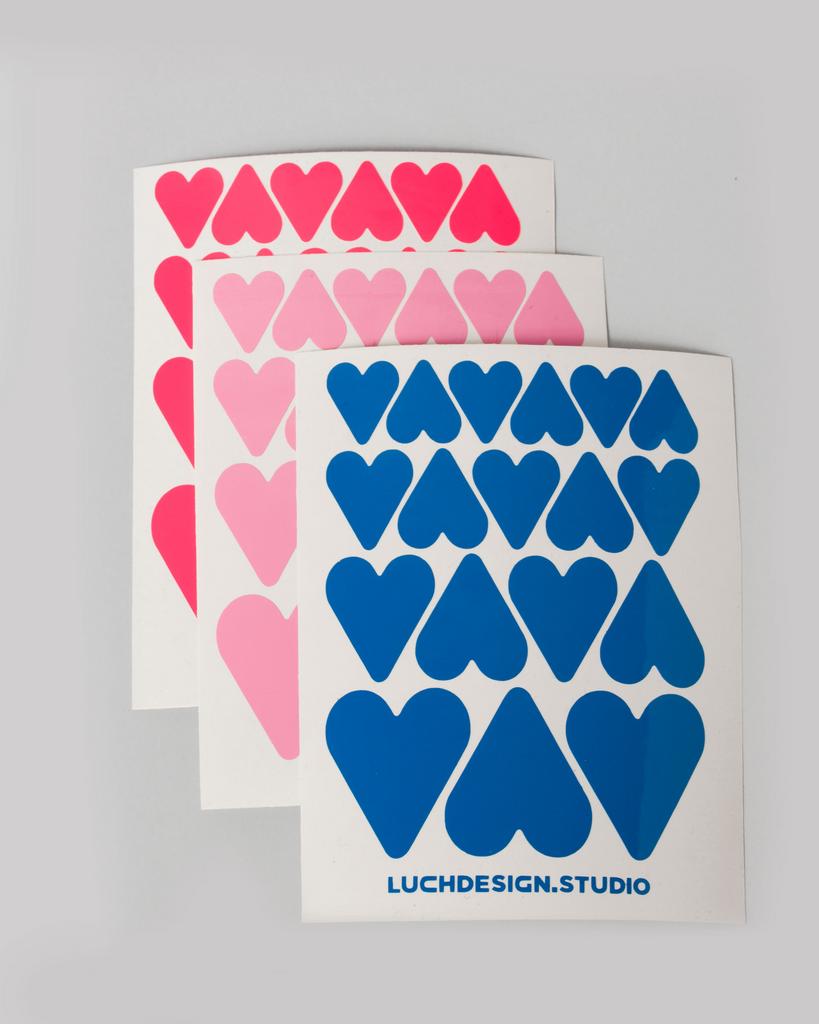 Набор наклеек HEARTS