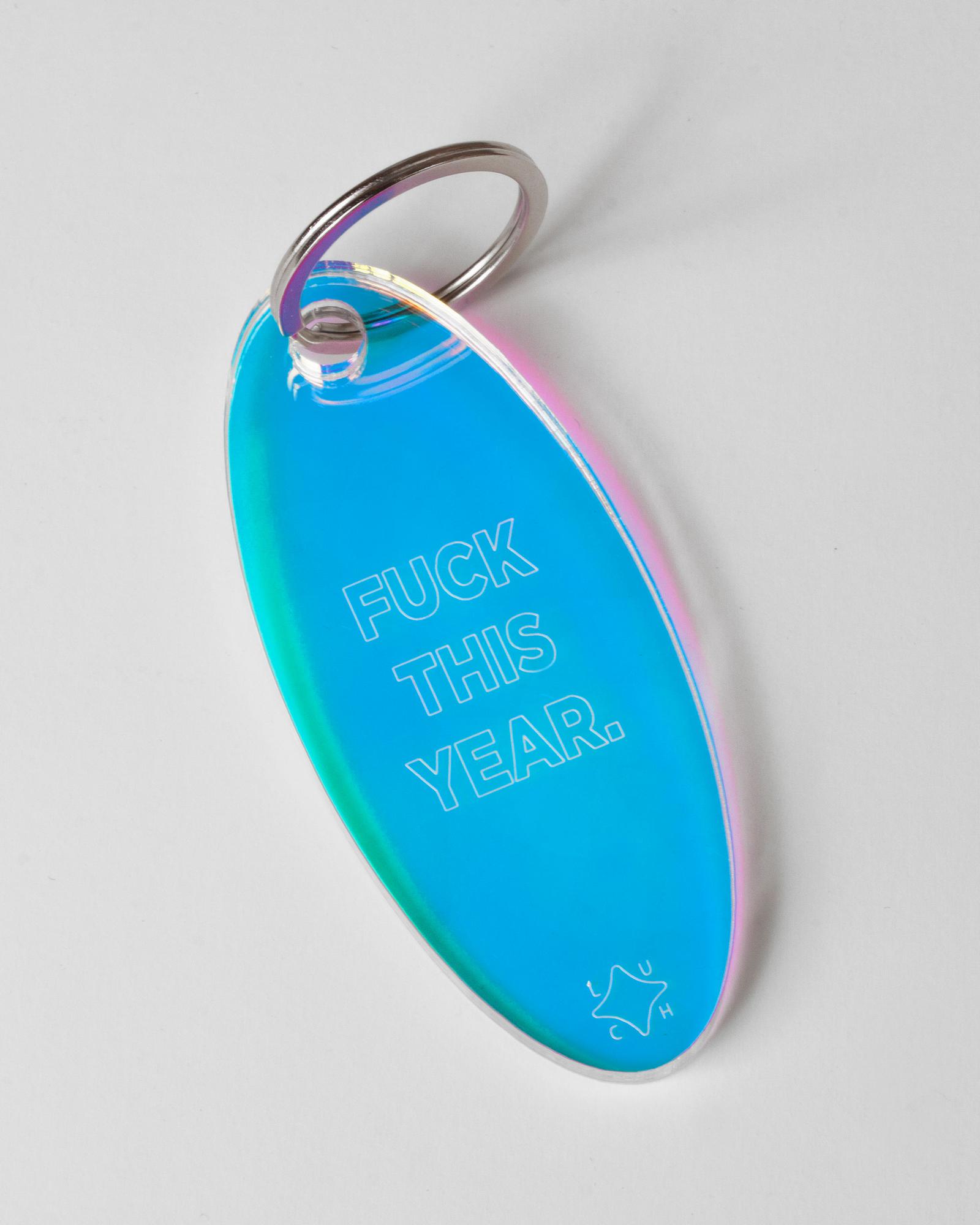 Брелок F*CK THIS YEAR
