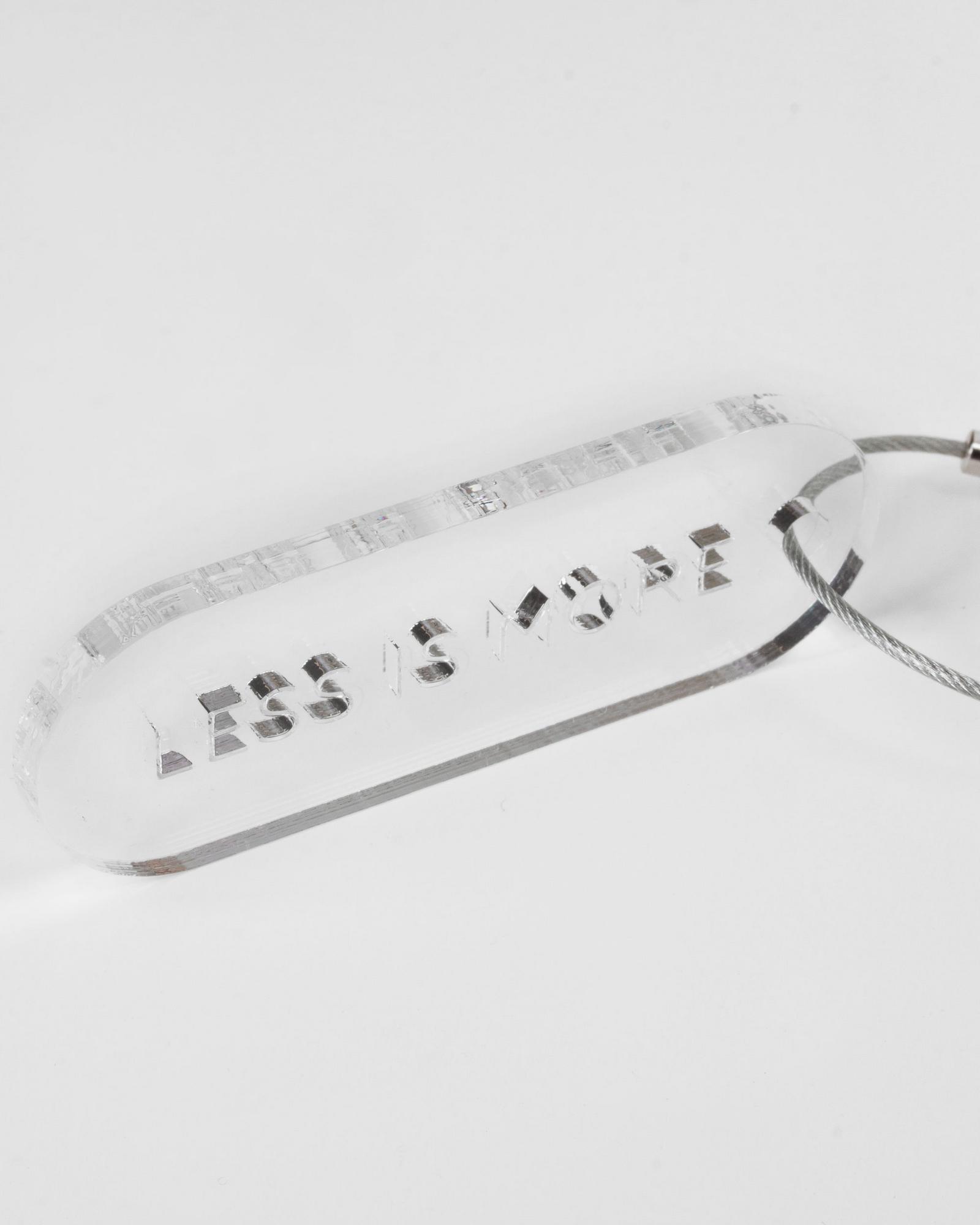 Брелок Less is more