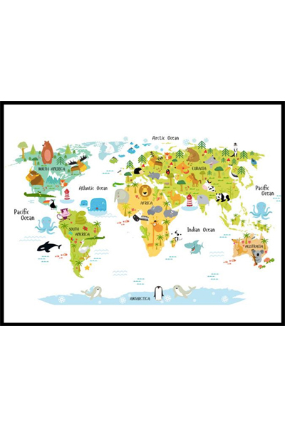 Постер Карта мира #2