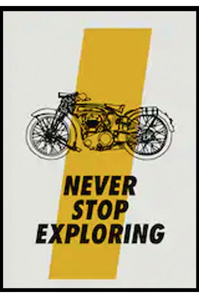 Постер Never stop exploring