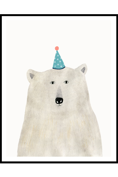 Постер Белый медведь