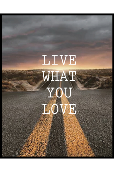 Постер Live what you love