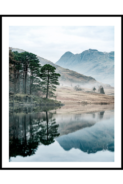 Постер Горное озеро