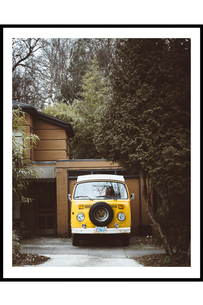 Постер Желтый автобус