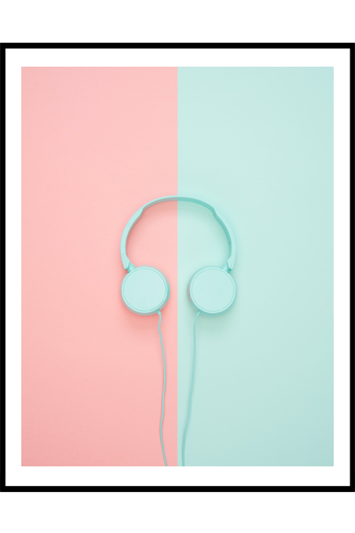 Постер  Наушники