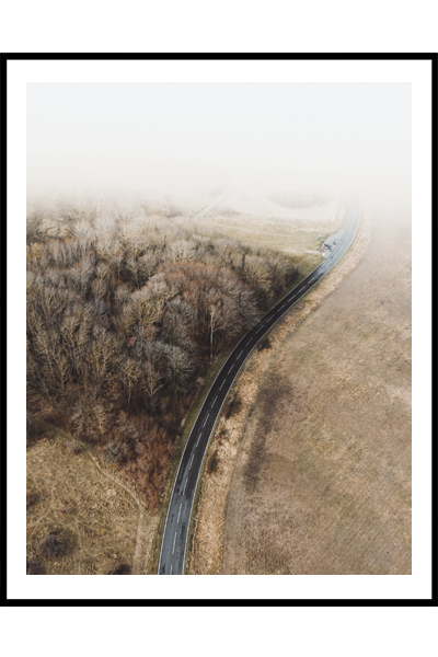 Постер Осенняя дорога #2