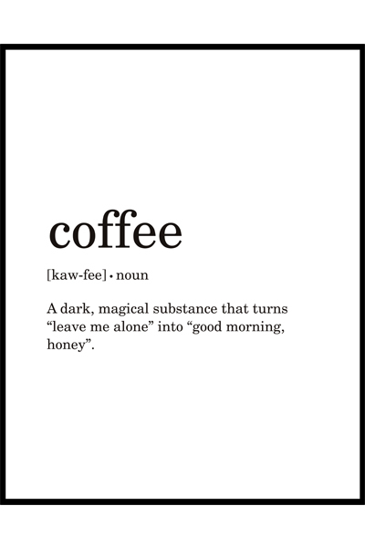 Постер COFFE is