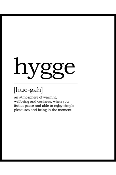 Постер Hygge