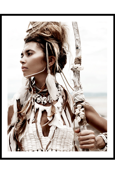 Постер Девушка воин