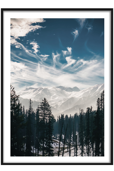 Постер Зимние Горы