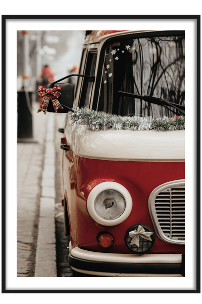 Постер  Новогодний автобус