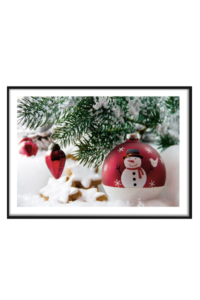 Постер  Новогодний шар