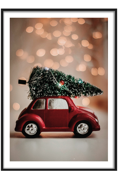 Постер Машинка с ёлкой #3