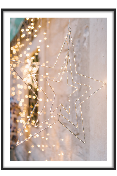 Новогодний постер Звезда