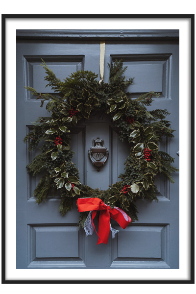 Новогодний постер Новогодний венок