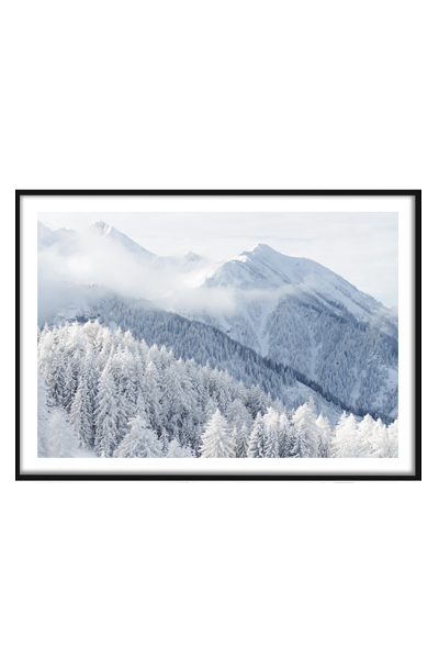 Постер Снежные горы