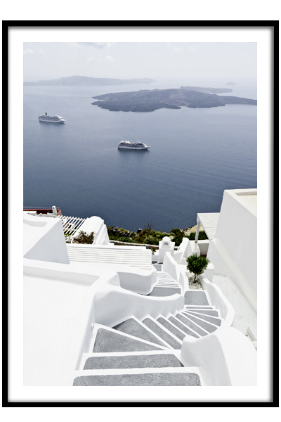 Постер  Лестница Санторини
