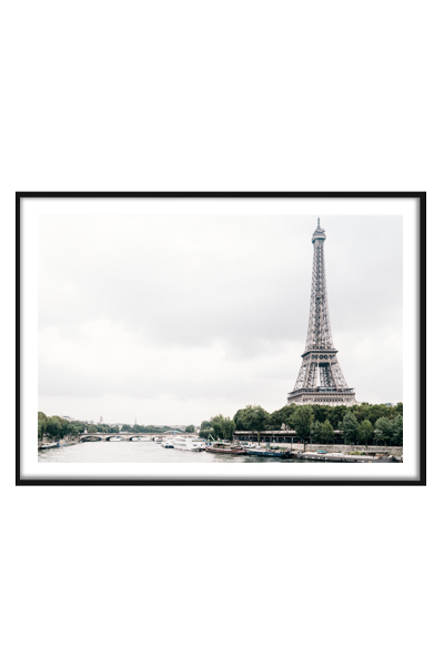 Постер  вид на Эйфелеву башня