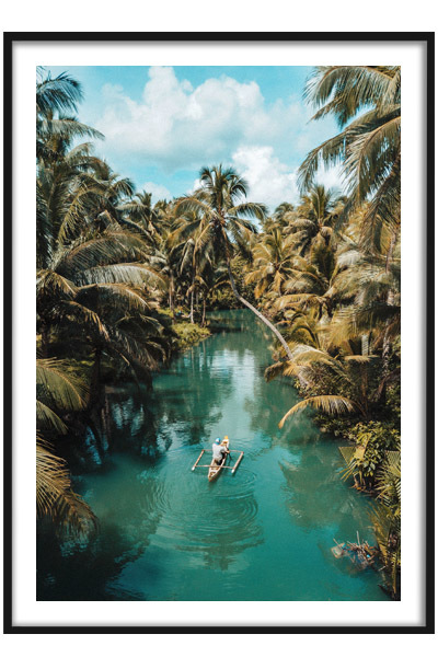 Постер Тропическая река