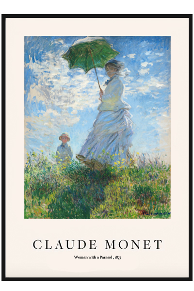 Постер  MONE Woman with a Parasol