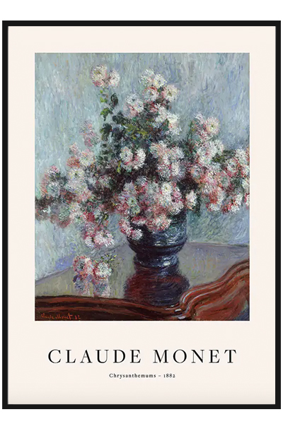 Постер  MONE CHRYSANTHEMUMS