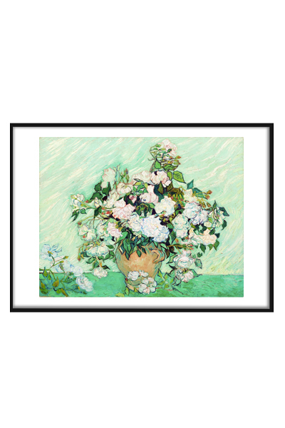 Постер Roses (1890) by Vincent Van Gogh