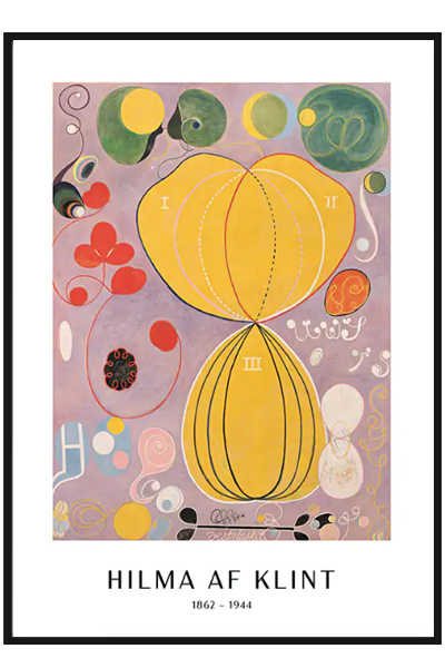 Постер HILMA AF KLINT - THE TEN LARGEST, ADULTHOOD, NO. 7