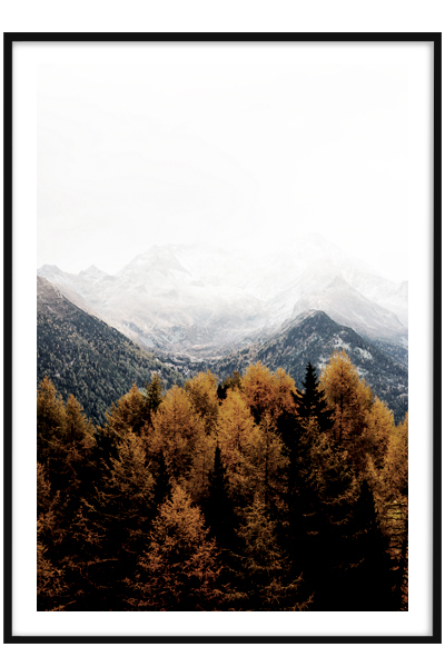 Постер  Осенние вершины