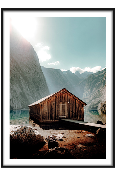 Постер  Домик у озера