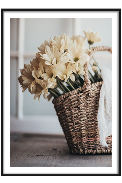 Постер  Корзина с цветами