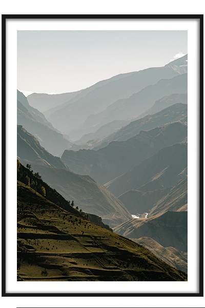 Постер  Зеленые холмы