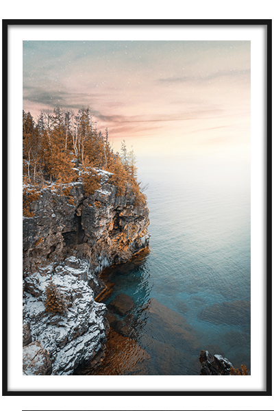 Постер  Осенний утес