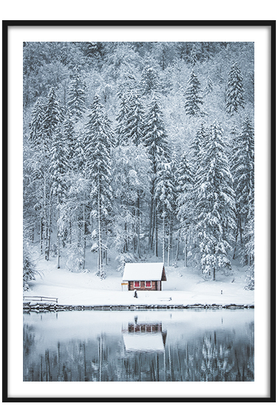 Постер Домик у озера