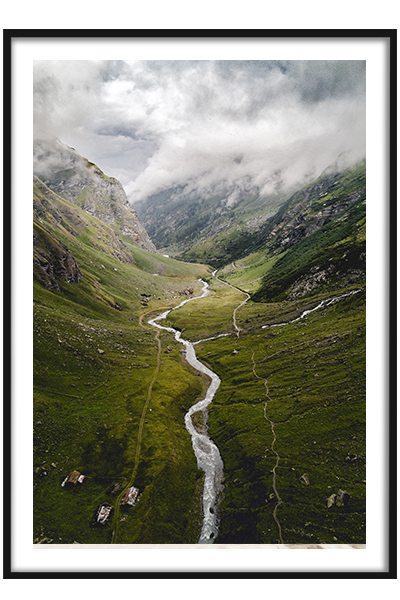 Постер Зеленая долина