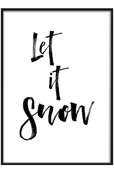 Постер Let it snow