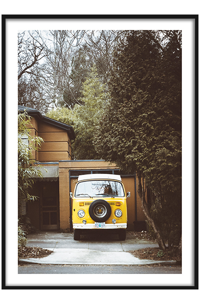 Постер Желтый автобус