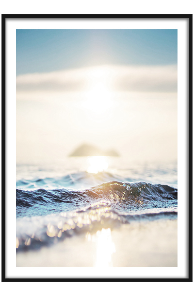 Постер Солнце над морем