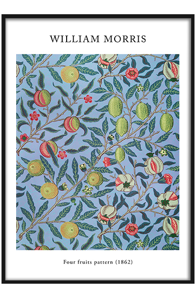 Постер William Morris, Four fruits pattern (1862)
