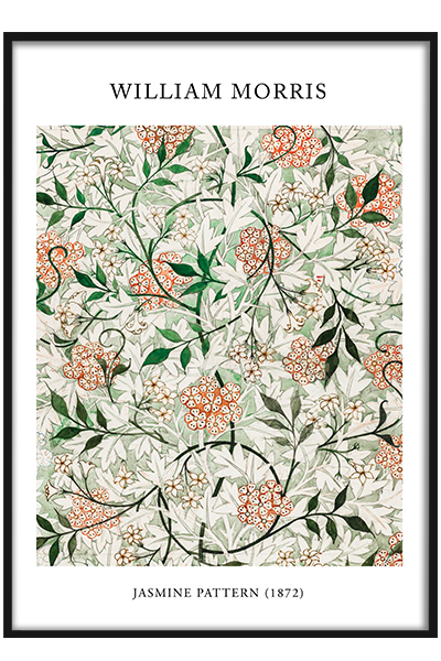 Постер William Morris, Jasmine pattern